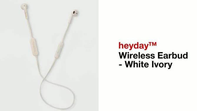 Wireless Bluetooth Flat Earbuds - heyday™, 6 of 7, play video