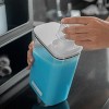 OU 78oz Laundry Detergent Dispenser w Measuring Cap, Liquid Laundry Soap & Fabric Softener Dispenser with Internal Drip Return Lid, Laundry Organizer - 2 of 4