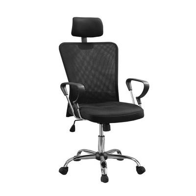 Simple Relax Adjustable Office Chair with Mesh Back in Black