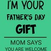 Men's Design By Humans I'm Your Father's Day Gift Black Text By sukhendu12 T-Shirt - 2 of 2