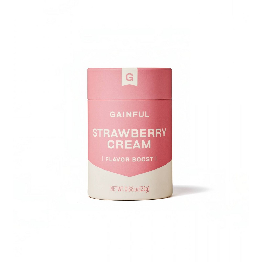 Photos - Vitamins & Minerals Gainful Protein Powder Flavor Boost - Strawberry Cream - 0.88oz