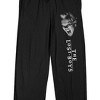 Lost Boys David and Logo Men's Black Sleep Pajama Pants - 2 of 4