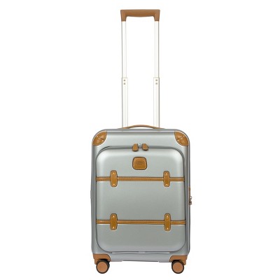 Bric's Bellagio 2.0 21" w/Pocket 4-Wheel Carry-On Luggage Silver