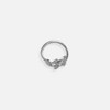 Sanctuary Project by sanctuaire Dainty Olive Branch Adjustable Ring Silver - 2 of 3