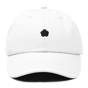 Dalix Lil Flower Embroidered Cotton Cap Outdoor Dad Hat Womens - 1 of 4