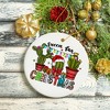 Cute Succulent Plant Themed Funny Ornament, Succa for Christmas, Cactus Garden Theme| OrnamentallyYou - 4 of 4