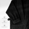 American Soft Linen Women’s 100% Cotton Terry Bathrobe – Soft, Absorbent, Quick Dry Turkish Robes for Women Quality - 4 of 4