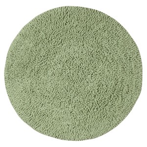 Fantasia Bath Rug Collection Cotton Shaggy Pattern Tufted Bath Rug - Home Weavers - 1 of 3
