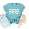 Simply Sage Market Women's  Beach Bum Wavy Short Sleeve Graphic Tee - image 3 of 3