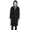 JENNIE LIU Women's Cashmere Wool Double Face Overcoat with Belt - 4 of 4