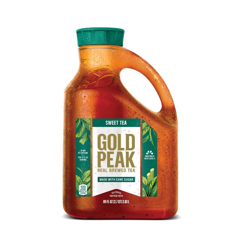 Gold Peak Sweetened Black Iced Tea Drink - 89 fl oz, 3 of 10