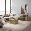 NicBex 2-Piece Stylish Round/Irregular Coffee Table Set,Minimalist Side Table Set,Center Table for Living Room - 4 of 4