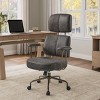 EUREKA ERGONOMIC Cameron, Faux Suede Fabric High Back Office Chair - 3 of 4