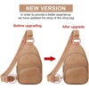 FATMOON Small Sling Bag for Women, Vegan Leather Fanny Pack Crossbody Bags for Women, Chest Bag With Guitar Strap - 4 of 4