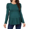 LXT-Maternity Shirts Maternity Tunic Blouse Tops - 2 of 4