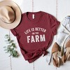 Simply Sage Market Women's Life Is Better On The Farm Short Sleeve Graphic Tee - 3 of 3