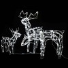 VidaXL 3 Piece Christmas Light Display Reindeers 229 LEDs - 3 of 4