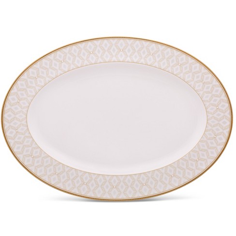 Large oval serving clearance platter