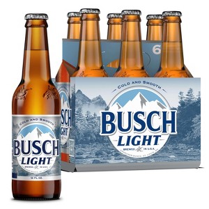 Busch Light Beer - 6pk/12 fl oz Bottles - 1 of 4