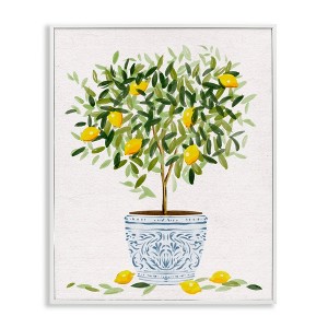 Stupell Industries Lemon Tree Detailed Planter, 11" x 14" - 1 of 4