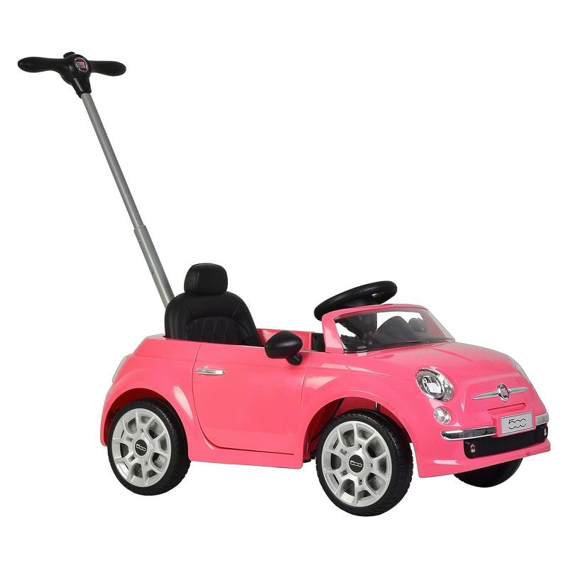 Best Ride On Cars 2-in-1 Fiat 500 Baby Toddler Toy Push Vehicle Car Stroller with 40 Pound Capacity and Lights for Children Ages 1 to 3 Years, 3 of 7