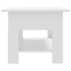 vidaXL Coffee Table White 40.2"x21.7"x16.5" Engineered Wood - 4 of 4