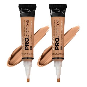 LA Girl HD PRO Conceal Concealer (ALMOND GC979) L.A. Smooth & Bendable Formula | Crease Resistant | Full Natural Coverage (PACK OF 2) - 1 of 4