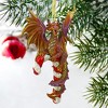 Design Toscano Cane and Abel the Dragon 2017 Holiday Ornament - 2 of 4