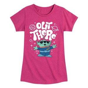 Girls' - Disney - Out There Fitted Short Sleeve Graphic T-Shirt - 1 of 4