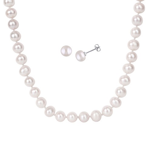 10mm freshwater pearl necklace