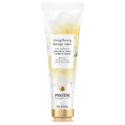 Pantene Nutrient Blends Strengthening Damage Repair Sulfate Free COnditioner with Castor Oil - 8.0 fl oz