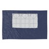 vidaXL Party Tent Sidewall 2 pcs with Window PE Blue - 3 of 4