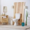 Evideco French Home Goods Bathroom Trash Can Padang Bamboo Top 1.3 Gal - 2 of 4