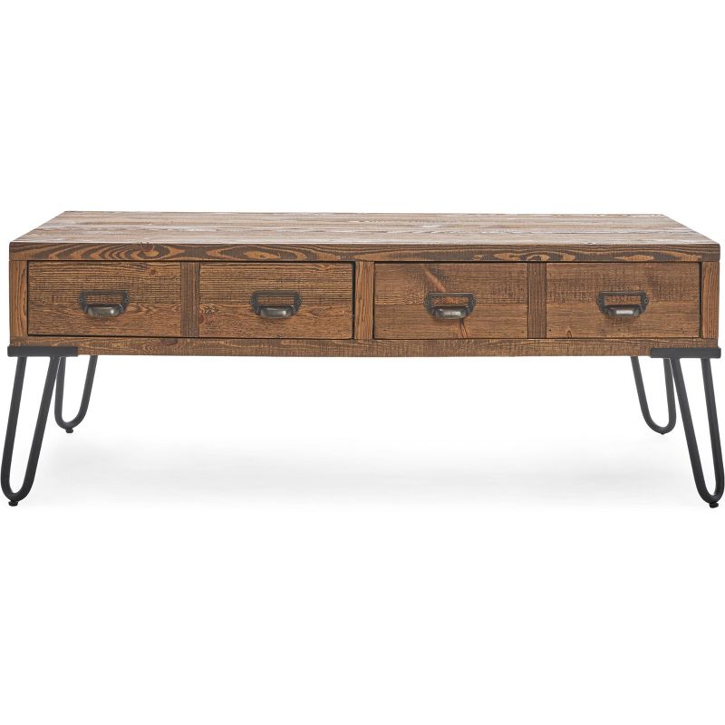 Bryant Coffee Table with Storage Aged Pine - Serta, 1 of 18
