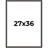 PosterPalooza | Simple Silver Picture Frame - UV Acrylic, Foam Board Backing, Hanging Hardware - 2 of 4