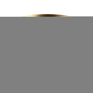 YANSUN 10 in. Gold Cylinder 1-Light Dimmable LED Flush Mount Ceiling Light Fixture with 3CCT Control Gold - 1 of 1