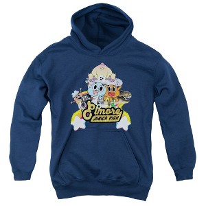 Boys’ Amazing World Of Gumball Elmore Junior High Hooded Sweatshirt - 1 of 4