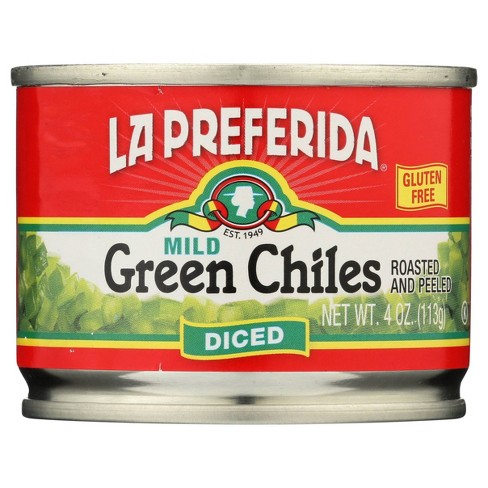 La Preferida Diced Roasted and Peeled Mild Green Chiles 4oz - image 1 of 3