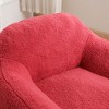 NicBex Teddy Fabric Bean Bag Chair with Memory Foam and Armrest,Giant Lazy Sofa Chair for Adults,Modern Lounge Chair for Living Room - 4 of 4