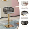MOONMISS Vintage Bar Stools with Back and Footrest Counter Height Dining Chairs 2PC - 3 of 4