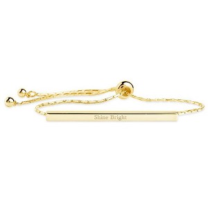 SHINE by Sterling Forever Inspirational Bar Slider Bracelet - 1 of 2