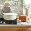 5qt Enameled Cast Iron Dutch Oven Cream - Hearth & Hand™ with Magnolia