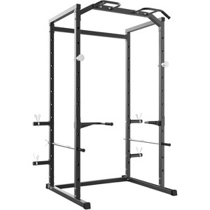 Power Cage, 1100 Lbs Multi-Functional Power Rack with Pull-Up Bar, Adjustable Safety Bars, Power Rack - 1 of 4