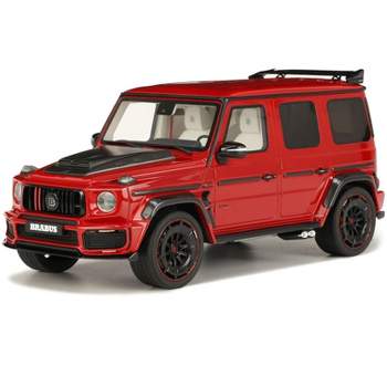2022 Brabus 900 Rocket Edition Red with Carbon Hood 1/18 Model Car by GT Spirit