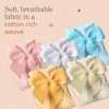 Cozyway Baby & Toddler Knee High Bow Socks, 5 Pack for Girls, Pastel Colors, 9-18 Months Old - 3 of 4
