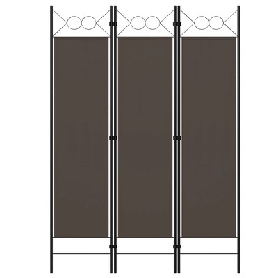 vidaXL 3-Panel Room Divider Anthracite 47.2"x70.9"