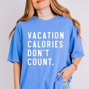 Simply Sage Market Vacation Calories Don't Count Garment Dyed Tee - 1 of 4