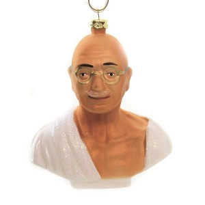 Cody Foster 4.75 In Gandhi Philosopher Mahatma Greater Good Tree Ornaments - 1 of 3