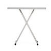 Sevobal Desks X Legs Folding Table Writing Desk with Adjustable Height for Study Office Home Use, White, 30"*19.7"*29" - 3 of 4