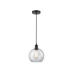 Athens - 1 Light Cord Hung Mini Pendant In Industrial Style-10.75 Inches Tall and 8 Inches Wide - 1 of 1